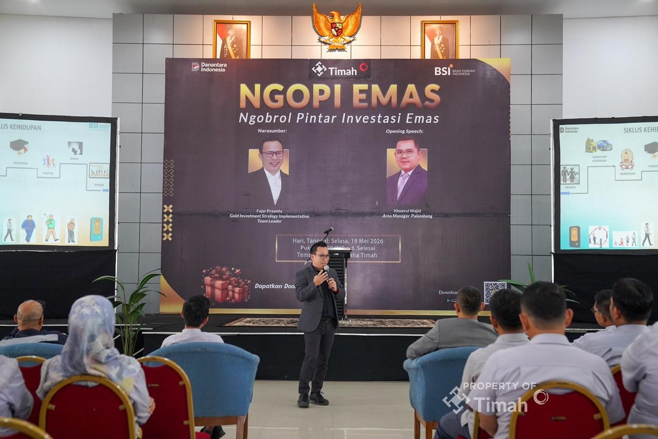 Tingkatkan Literasi Finansial, PT TIMAH Gelar Sosialisasi Investasi Emas Bersama Bank Syariah Indonesia 